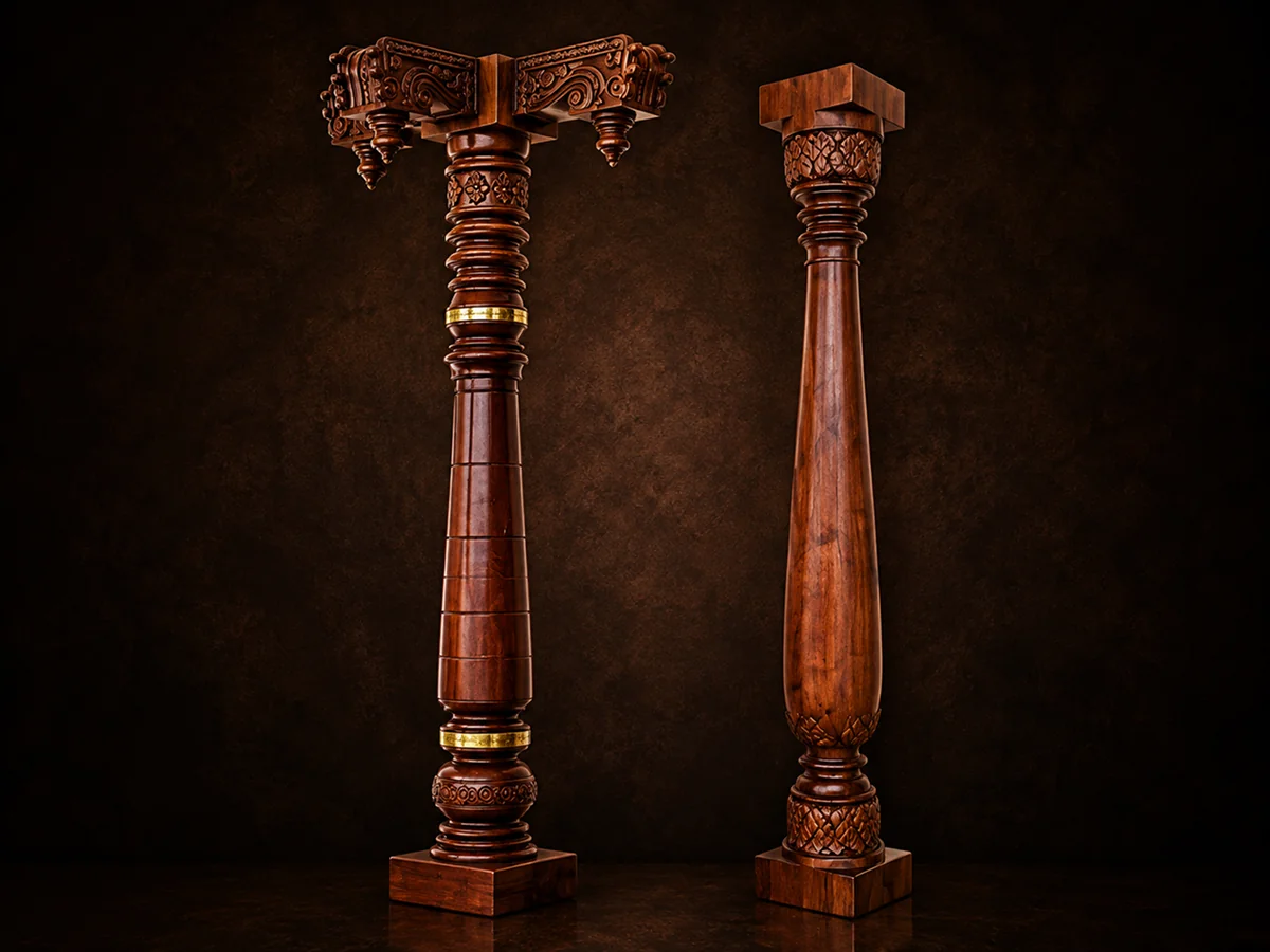 Mandir Pillars